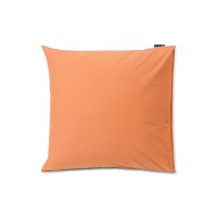 Kopfkissenbezug aus Baumwollpopeline - 80x80cm (Peach Melon Striped) von Lexington
