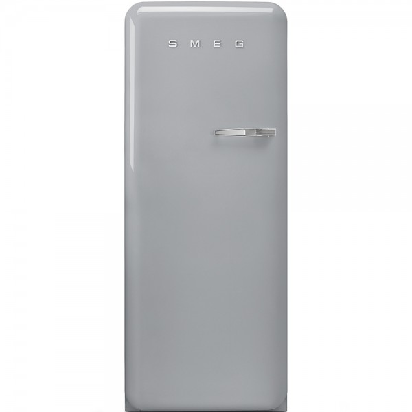 smeg Kühlschrank "50's Retro Style" FAB28 (Polarsilber Metallic) Tür links