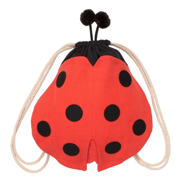 Rucksack "Ladybird" - 30,5x41,9x3,8 cm (Orange) von meri meri