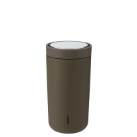 Stelton Becher "To Go Click" (Soft Bark)