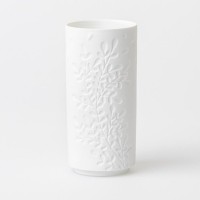 Vase "Wundergarten - Natur" - 6,5x14 cm (Weiß) von räder Design