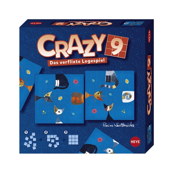 Legespiel "Crazy9 Wachtmeister Cats" von HEYE