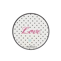 Miss Étoile Metallschild "Love"