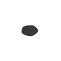 Filz-Untersetzer "Pebble" - 12 cm (Dunkelgrau/Graphit) von HEY-SIGN