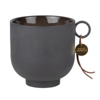 Übertopf "Zuhausesein - Naturwunder" (Schwarz) von räder Design