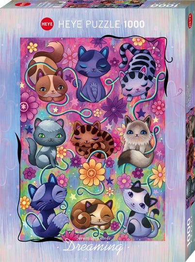 Puzzle Kitty Cats DREAMING, JEREMIAH KETNER Standard 1000 Pieces