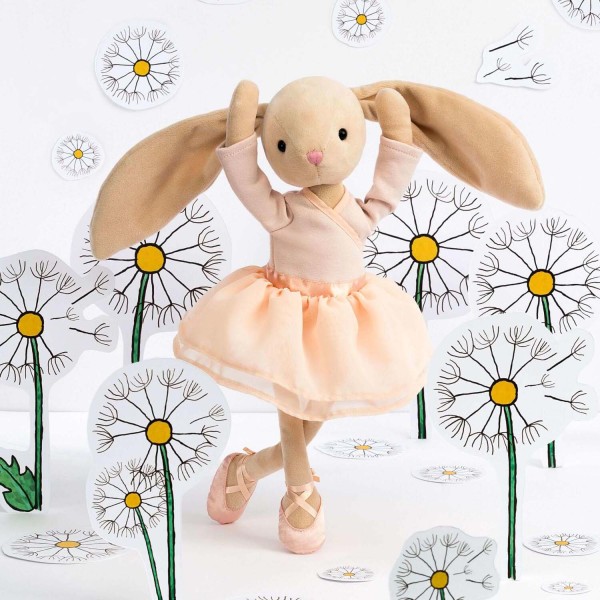 Jellycat Kuscheltier Hase "Lila Ballerina" - 32 cm (Beige)