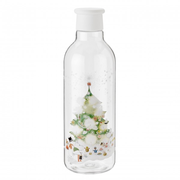 Stelton Rig-Tig Trinkflasche "Drink it - Moomin" - 0,75L (Weiß)