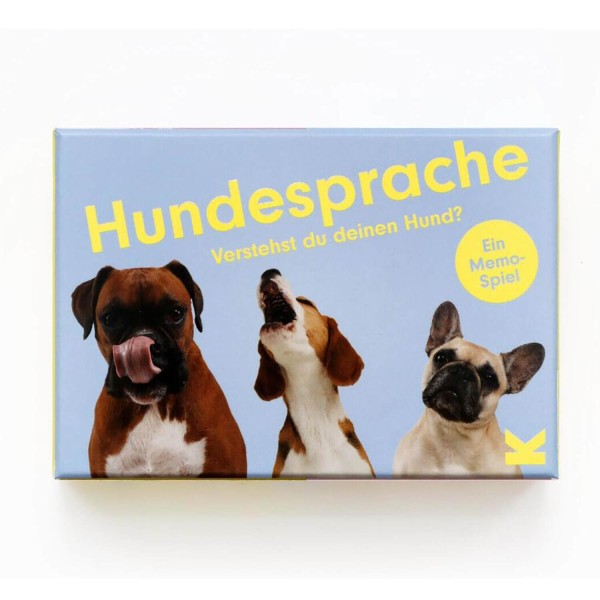 Memo-Spiel "Hundesprache" von Laurence King