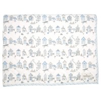 GreenGate Kinder-Bettbezug "Ellison" (Pale blue) - 120x120cm