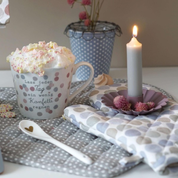 Krasilnikoff Tasse "Lass jeden Tag" (Weiß)