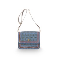 Pip Studio Cross Body Tasche "Clover" - 19x6x16 cm (Blau)