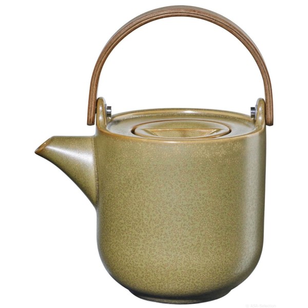 Teekanne mit Holzgriff "Coppa Miso" - 500 ml (Grün) von ASA