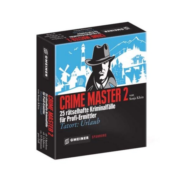 Krimi- Rätselspiel Crime Master 2 von Gmeiner Verlag