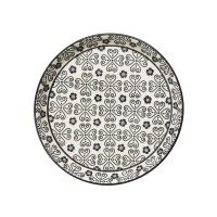 Teller "Gatherings" (Blumenmuster) von Creative Collection by Bloomingville