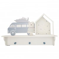 GreenGate Kindergarderobe "Forrest" (Pale Blue)