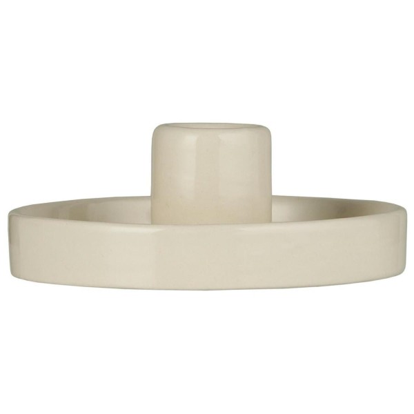 Ib Laursen Kerzenhalter für Stabkerze - 11,5x4,3 cm (Creme)