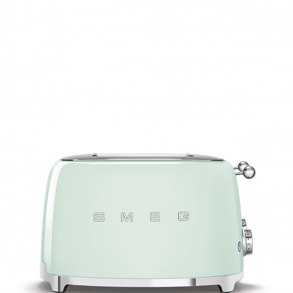 smeg Set aus 4-Schlitz-Toaster und Wasserkocher feste Temperatur (Pastellgrün)