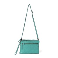 Sticks and Stones Tasche "Valletta" (Aquamarine) - Gewaschenes Rindsleder