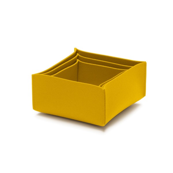 Filz-Box-Set 2 - SML (Gelb/Curry) von HEY-SIGN