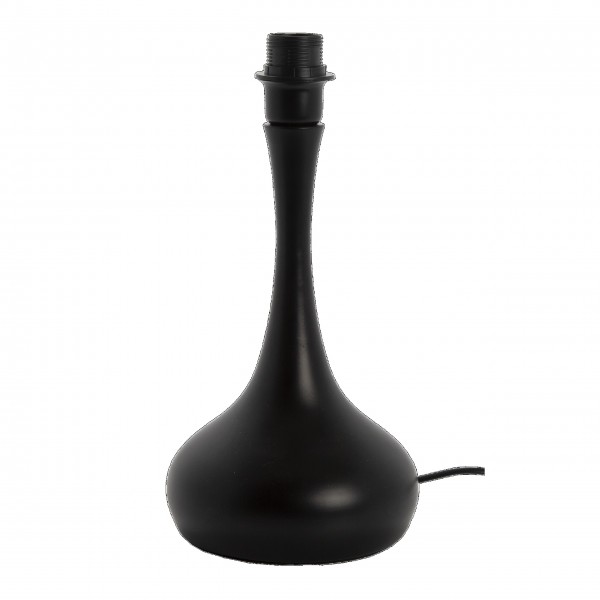 AU Maison Lampe "Christine" mit Leuchtenschirm (Schwarz)