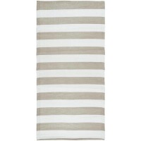 Ib Laursen Outdoor-Teppich breit gestreift - 180x90cm (Coral Sands)