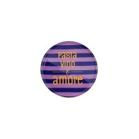 Dekotablett "Love Trays - Pasta, vino e amore" - M (Lila) von Gift Company