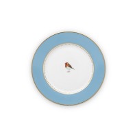 Pip Studio Gebäckteller "Love Birds" - 17 cm (Blau)