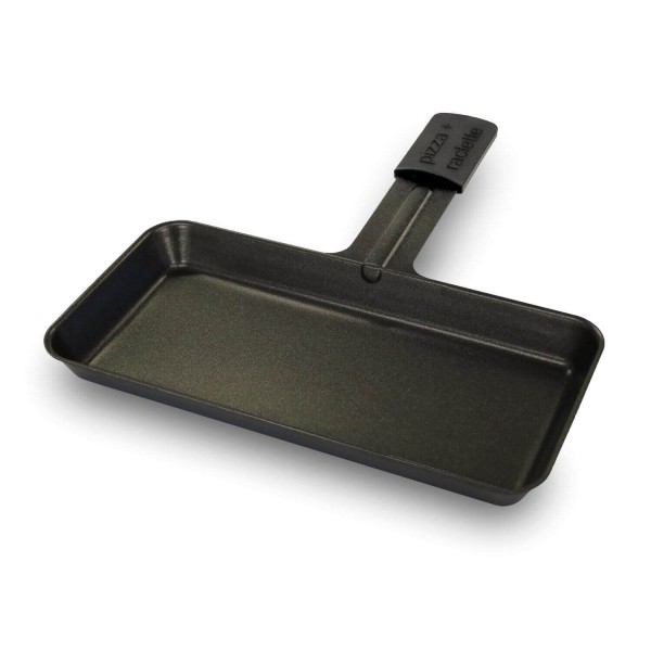 Stöckli Doppelpfännchen für PizzaGrill (Schwarz)