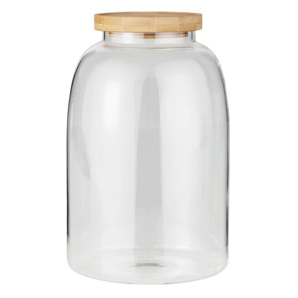 Ib Laursen Glas mit Bambusdeckel - 3100 ml