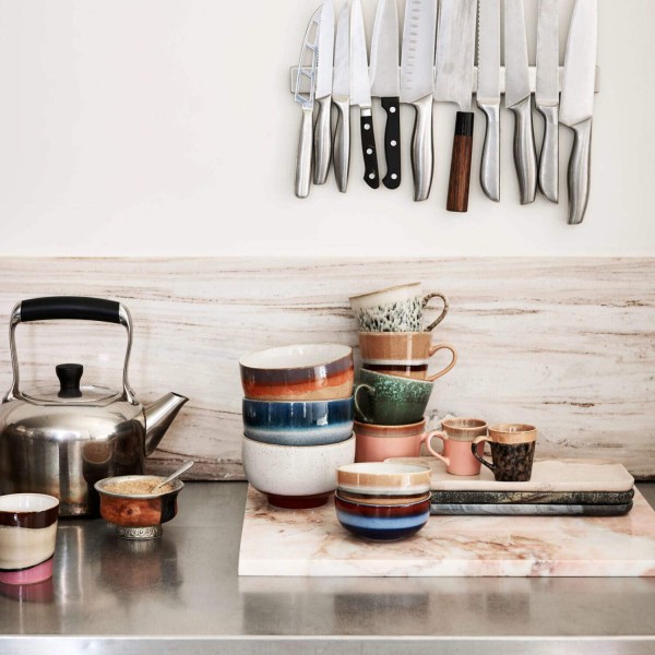 Cappuccino-Tasse "70s ceramics" (Stream) von HKliving