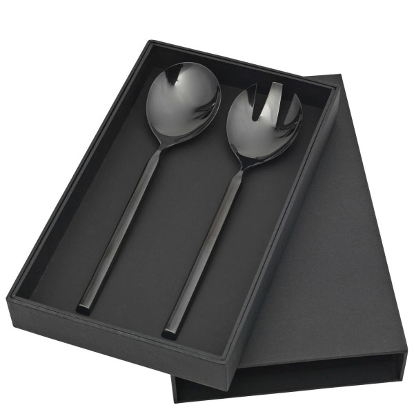 Salatbesteck "Tvis" (Titanium Black) von Broste Copenhagen