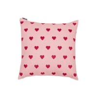 Kissenhülle "DECO - Herzen allover" - 50x50 cm (Rosa) von David Fussenegger