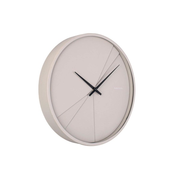 Wanduhr "Layered Lines" (Grau) von Karlsson by Present Time