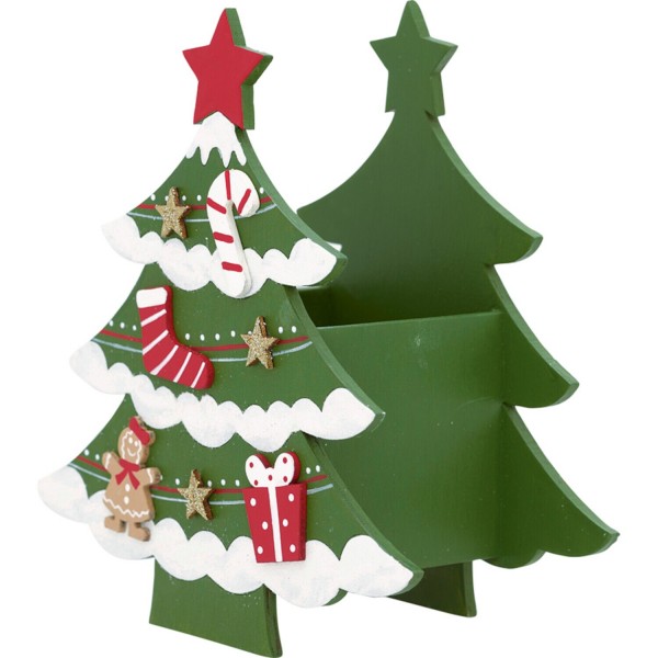 GreenGate Serviettenhalter Weihnachtsbaum &quot;Christmas Tree&quot; - Medium (Green)