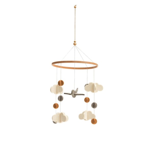 Mobile "Wolke" (Beige) von HEY-SIGN
