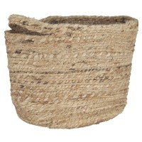 Ib Laursen Korb mit Henkel - 23x23 cm (Natur)