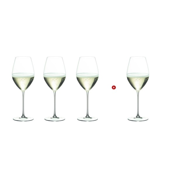 Riedel "VERITAS - KAUF 4 ZAHL 3" für Champagner