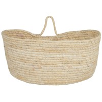 Ib Laursen Länglicher Wandkorb - 22x31x19 cm (Creme)