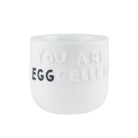 Eierbecher "You are eggcellent" (Weiß) von räder Design