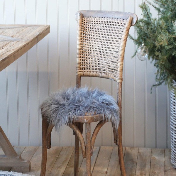 Webpelz "X19" (Grau) von Chic Antique - 40x40 cm