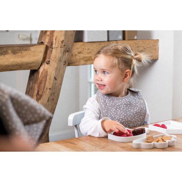 Kindergeschirr Teller aus Prozellan "KIDS - Haus" (Weiß) von räder Design