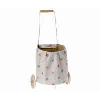 Maileg Trolley "Multi Dots" (Gelb)