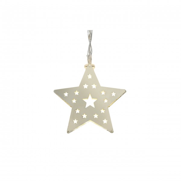 Lichterkette "Stern" - (Gold) von Gift Company
