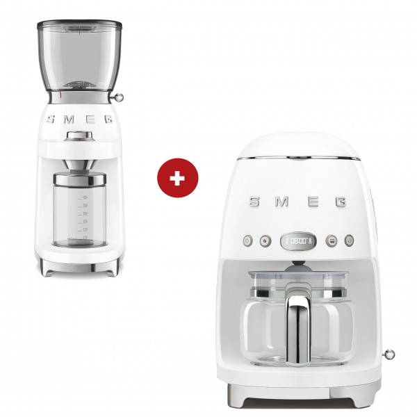smeg Filter-Kaffeemaschine mit smeg Kaffeemühle