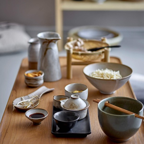 Bloomingville Asiatischer Suppenlöffel "Masami" (Weiß/Braun)