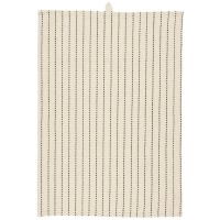 Ib Laursen Geschirrtuch "Axel" - 70x50 (Natur, Schwarz)