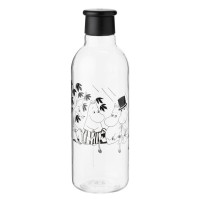 Trinkflasche "DRINK-IT - Moomin" - 750ml (Schwarz) von Stelton Rig-Tig