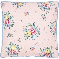 GreenGate Kissenhülle "Laura" - 40x40 cm (Pale Pink)