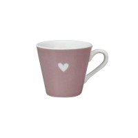 Krasilnikoff Espressotasse "Colourful Heart" (Rosa)